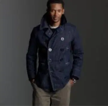 G-STAR RAW 데님 피 코트 자켓 사이즈 L