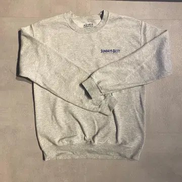 SUNDAYS BEST 그레이 맨투맨 S 사이즈
