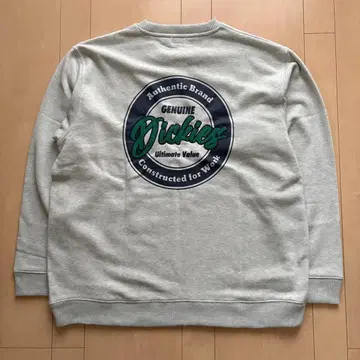 Dickies 맨투맨 트레이닝복 박스 실루엣