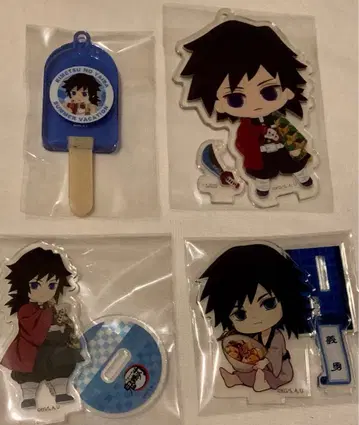 귀멸의 칼날 토미오카 기유 아크릴 스탠드 아크릴 키링 묶음 판매