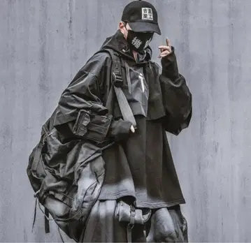 미사용 완판템 요시게 주코 페이크 레이어드 후드티 M 블랙