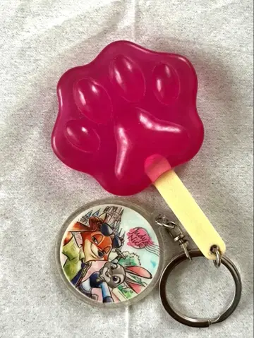 주토피아 아이스캔디 키링