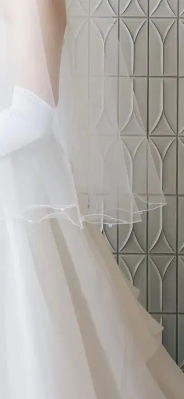 이노센틀리 innocently 웨딩 베일 화이트 180cm