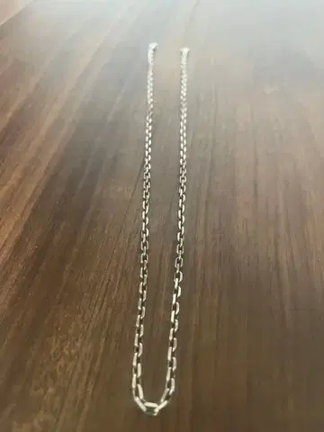 실버 925 4면 컷 아즈키 체인 세가쿠 체인