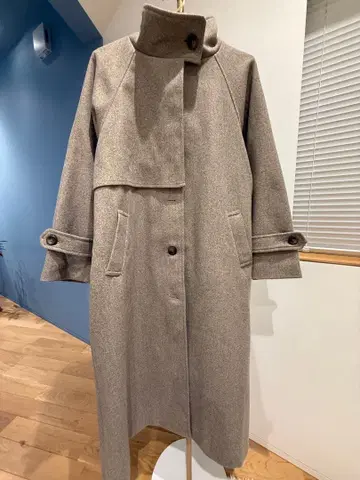 컬러 케이프 코트