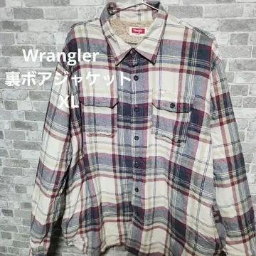 상품은 Wrangler의 보아 안감 체크 셔츠 XL