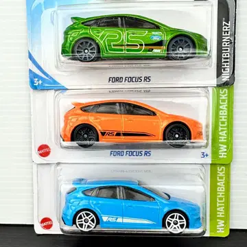 핫휠 미니카 미국판 포드 포커스 RS 3대 세트