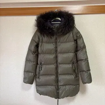 DUVETICA 다운 자켓 사이즈 42 올리브 그린