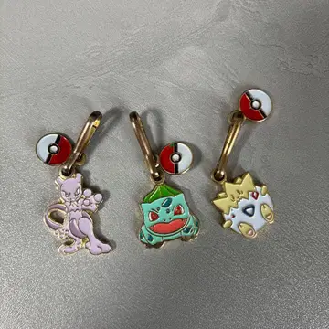 포켓몬 키링 메탈참 3종 세트