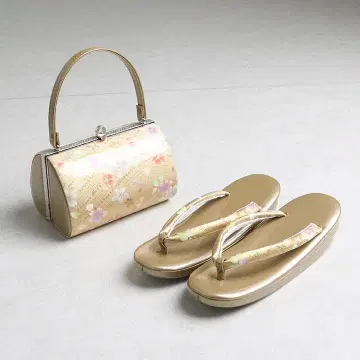 후리소데용 조리 백 세트 미니 꽃무늬 조리: 26cm C7840