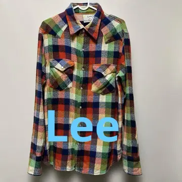 [ Lee ] 멀티 컬러 체크 무늬 플란넬 셔츠