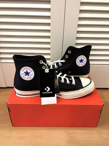 [ 미사용 새상품 ] CONVERSE CT70 클래식 가죽 블랙