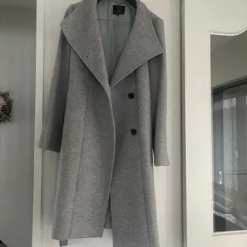 23X 그레이 롱 코트 사이즈 40