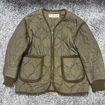 THE SHINZONE 퀼팅 자켓 올리브 그린