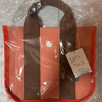 택 포함 미사용 새상품 파밀리아 도쿄 한정판 토트백 핑크