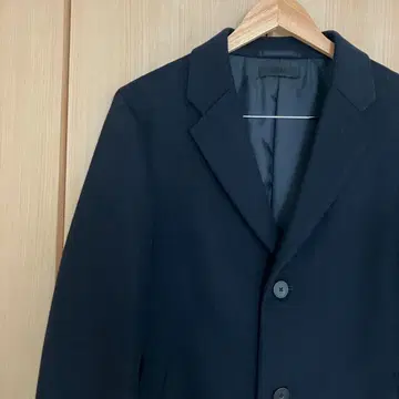 유니클로 울 캐시미어 체스터 코트 네이비 남성용 S