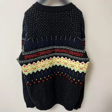 OPENING CEREMONY 네이비 긴팔 스웨터