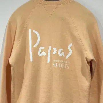 파파스 Papas SPORTS 빅 로고 백 프린트 맨투맨 46