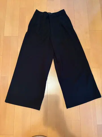 ZARA 블랙 와이드 팬츠 M