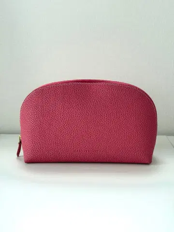 화장품 파우치 슈링크 가죽 (미디엄) 아자레 핑크