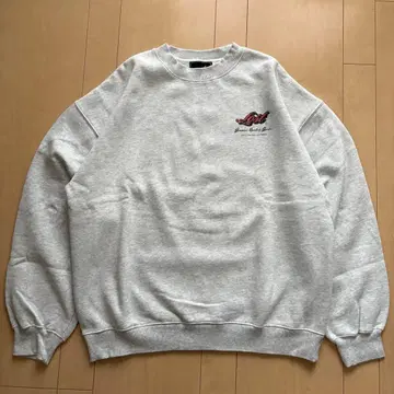 LOST 맨투맨 트레이닝복 박스 실루엣 스트릿 구제 의류 스타일