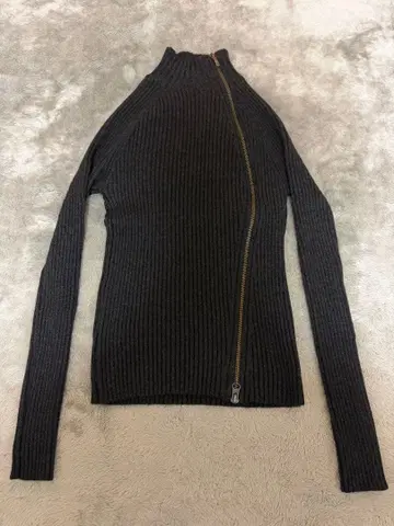 장 폴 고티에 더블 지퍼 드라이버 니트