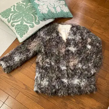 MOUSSY 노카라 자켓 F 그레이 계열