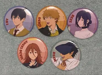 극장판 체인소 맨 레제편 카페 캔 배지 풀 컴프 세트