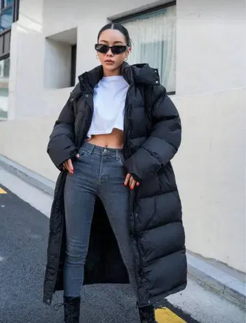 거의 새상품! 롱 코트! 블랙 L