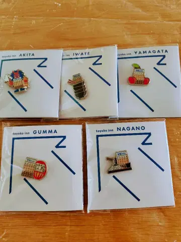 토요코인 핀 배지 세트 5개