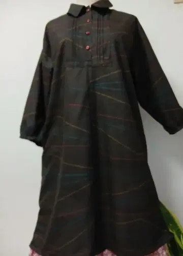 기모노 리메이크 본장 오시마 명주 원피스