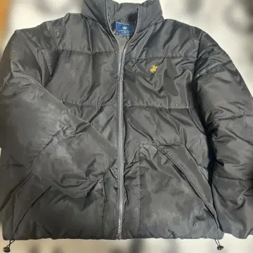 블랙 L 사이즈 다운 자켓