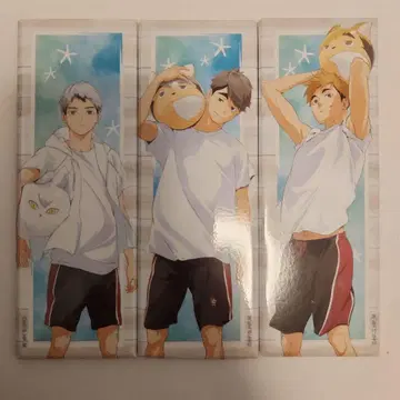 하이큐 문구 카페 캔 마그넷 세트 키타 신스케 미야 오사무 미야 아츠무