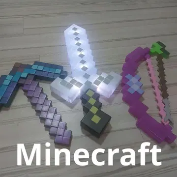 Minecraft 검, 곡괭이, 활과 화살 세트