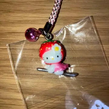 헬로키티 딸기 스트랩 도치기 한정판 [제조 중지]