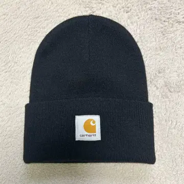 Carhartt 블랙 니트 모자