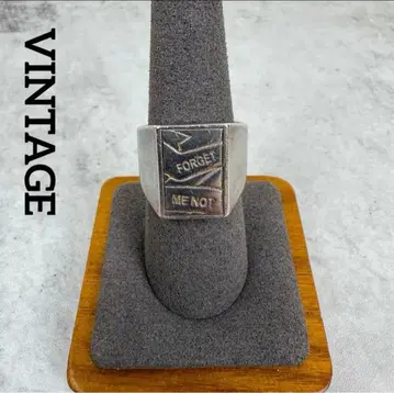 VINTAGE 빈티지 메시지 시그넷 반지 실버 925