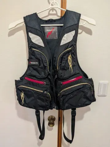 말큐 MARUKYU 낚시용 조끼 블랙 말큐