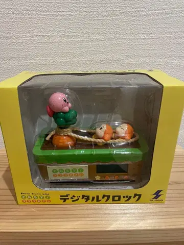 커비 디지털 시계 남코 갓 수확! 푸푸푸 채소 스티커 포함