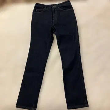 새상품급 ikka 속기모 스트레치 데님 팬츠 다크 네이비 S사이즈