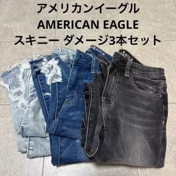 아메리칸 이글 AMERICAN EAGLE 스키니 데미지 3개 세트