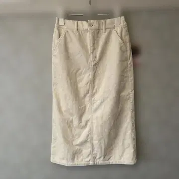 시마무라 크로시 안감 따뜻한 스커트 코듀로이 방풍