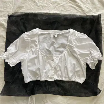 carostore 반팔 크롭 셔츠 42 화이트