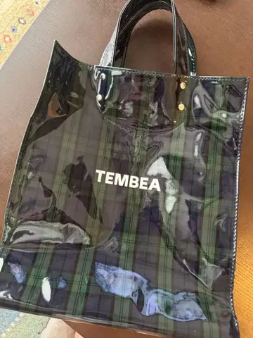 TEMBEA PAPER TOTE MEDIUM BLACK-WATCH