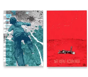 히로아카 원화전 A2 아트 포스터 2장 세트 [힘내]