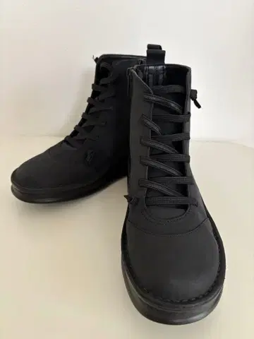 인코르제 밴딩 레이스업 하이컷 부츠