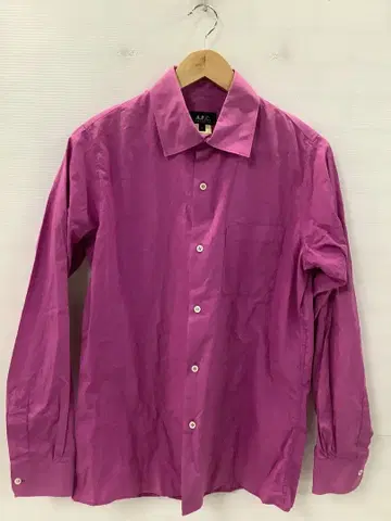 12.25 A507 아페쎄 긴팔 셔츠 캐주얼 셔츠 퍼플