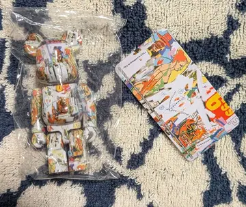 [ 시리즈 42 앤디 워홀 x 바스키아 ] 베어브릭 내부 가방 미개봉품