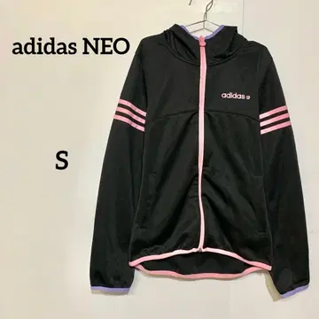adidas NEO 아디다스 네오 지퍼 후드티 여성용 S 블랙