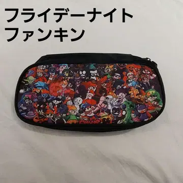 수납력 발군 프라이데이 나이트 펌킨 필통 어린이 펜 케이스 블랙